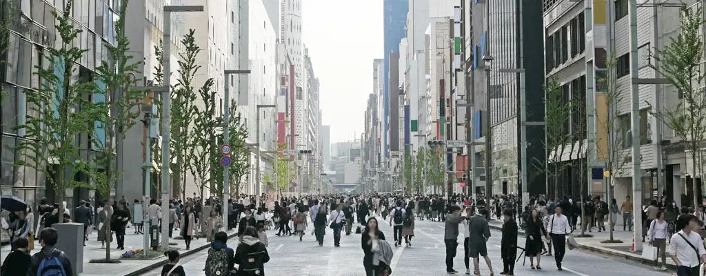 Ginza in Tokyo