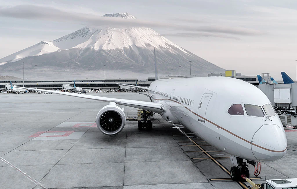 Passenger Plane at Tokyo Airport